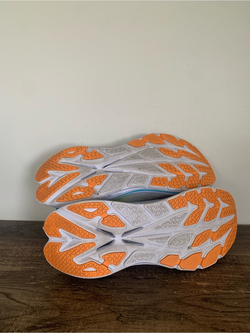 Hoka One Bondi X White Yellow Running Shoes Men's Sz 10.5 B - Picture 11 of 11